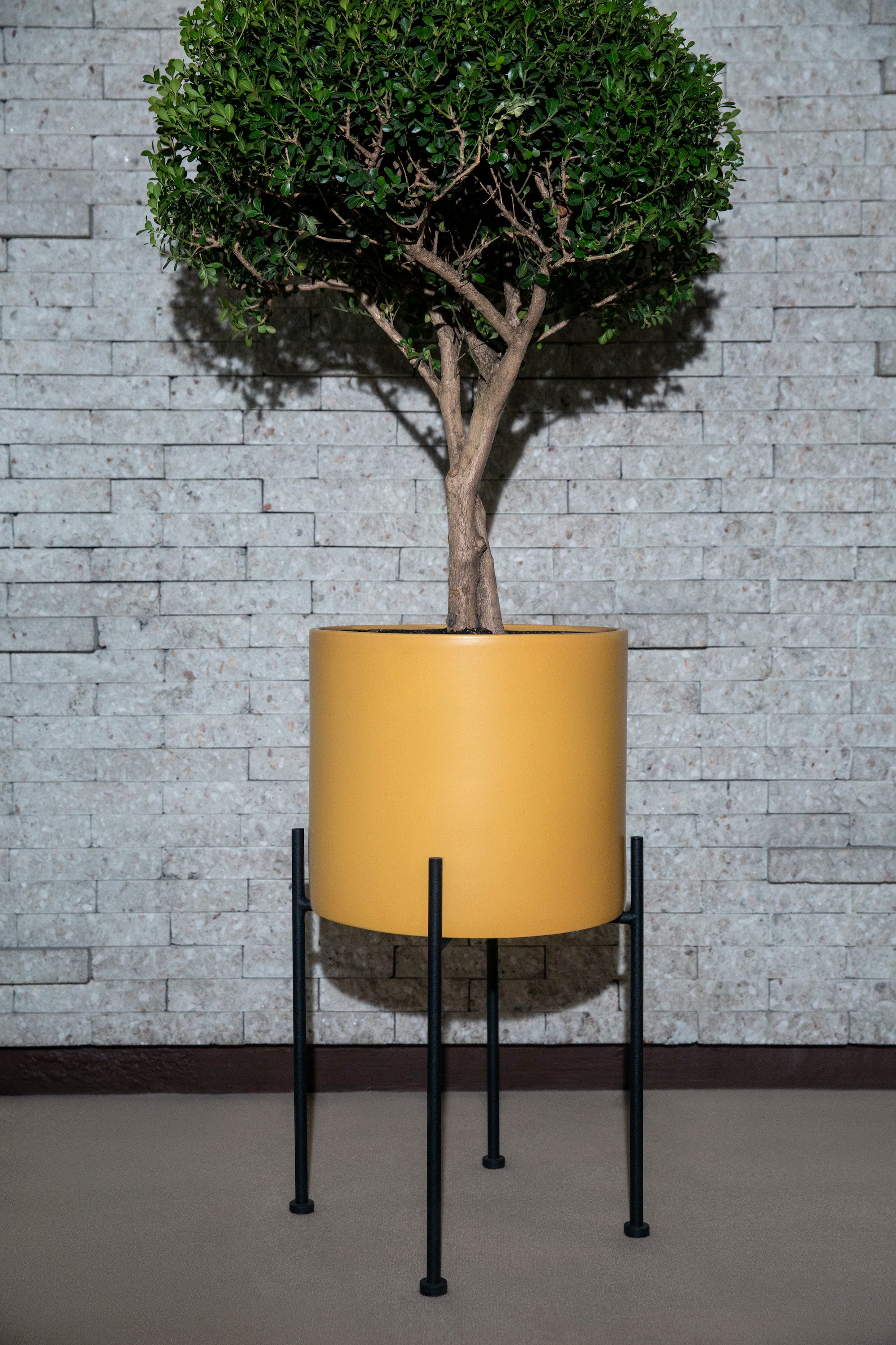 amazon indoor plant pots large Buy Flower Ceramic Pots with Tall Metal Stand for Indoor & Outdoor Use